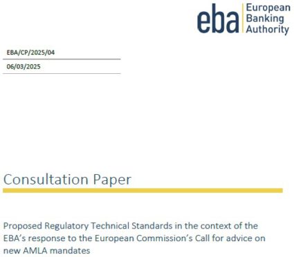 EBA Konsultation Technische Regulierungsstandards (RTS)